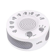 Load image into Gallery viewer, Sleep White Noise Machine, 9 Soothing Natural Sounds Therapy for Insomnia, Sleeping Trouble, Seniors, Office Break etc.Rest Easily with Timer Options, USB or Battery Powered-White