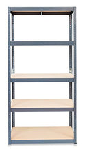 Load image into Gallery viewer, Pack of 3 STORALEX® 45cm Deep Garage Shelving Racking Units – UK’s Bestselling Garage Storage Shelves - 280kg Per Shelf (Evenly Distributed) - 5 Tier Shelf Unit - Metal & MDF Boltless Assembly System