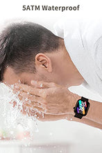 Load image into Gallery viewer, Smart Watch For Men Women, Fitness Tracker with Heart Rate and Sleep Monitor, 1.7" Full Touch Screen with 5 ATM Waterproof, Pedometer Step Counter Sports Smartwatch for Andoid iOS