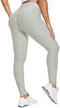 Load image into Gallery viewer, Famulily Women's High Waisted Capris Yoga Pants Tummy Control Leggings Workout Running Butt Lift Tights Grey M