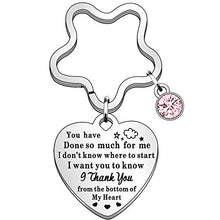 Load image into Gallery viewer, JETTOP Thank You Gifts for Women Colleagues Friend Thank You Keyring for Volunteer Special Teacher Teaching Assistant Mentor Midwife Present