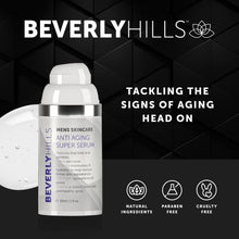 Load image into Gallery viewer, Beverly Hills Mens Anti Ageing Serum for Wrinkles, Dry Skin, Pores, and Uneven Skin