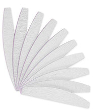 Load image into Gallery viewer, mtop Nail File, 10 PCS Professional Nail Files Polisher Washable Double Sided Emery Boards Grit 100/180 Buffer Nail Styling Tools Pet Grooming Tools for Home and Salon Use