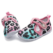 Load image into Gallery viewer, JIASUQI Baby Boys Girls Walking Water Shoes for Swimming Pool Beach Garden Play, Pink Leopard 2-2.5 Years Toddler