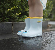 Load image into Gallery viewer, Nasogetch Kids Wellies Boys Girls Wellington Boots Rain Boots Lightweight Waterproof Blue 150 UK5.5/6