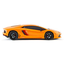 Load image into Gallery viewer, CMJ RC Cars™ Lamborghini Aventador Officially Licensed Remote Control Car 1:18 Scale Working Lights 2.4Ghz Orange