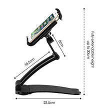 Load image into Gallery viewer, Desire2 Tablet Mount Stand 2 in 1, Ideal Holder for Kitchen Wall and Counter Top, Compatible with iPad, Tablet 7 to 10 Inch, iPhone 11, 12 Pro Max, 12 Mini, 13 Samsung, Huawei and All Smartphones
