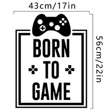 Load image into Gallery viewer, SITAKE Gaming Accessories Wall Stickers for Bedrooms for Boys, “EAT Sleep Game” Kid’s Room Decorations, Children’s Wall Decor for Playroom, 48 x 57 cm