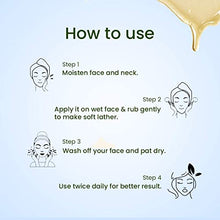 Load image into Gallery viewer, Blue Nectar Natural Aloe Vera Face Wash with Honey for Women and Men. Ayurvedic Acne Face Wash for Oily Skin and Sensitive Skin. Natural Makeup Remover (100 ml)