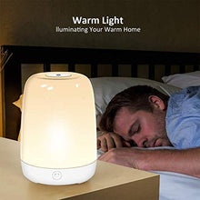 Load image into Gallery viewer, LED Night Light for Baby Nursery, Kids Bedside Touch Control Lamps Warm White Lights Children Color Changing Lighting for Sleeping