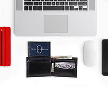 Load image into Gallery viewer, Tommy Hilfiger Men's Sw-31tl22x062-blk Bi-Fold Wallet, Casual Black Ranger, One Size