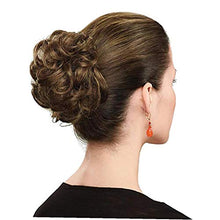 Load image into Gallery viewer, 1PC Wavy Curly Messy Hair Bun Extensions Scrunchie Hair Bun Updo Hairpiece Hair Ribbon Ponytail Hair Extensions For Women Girls(Ash Blonde)