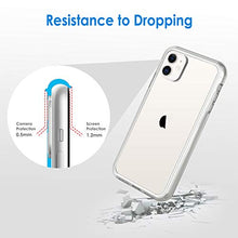 Load image into Gallery viewer, JETech Case for iPhone 11 (2019), 6.1-Inch, Shockproof Transparent Bumper Cover, Anti-Scratch Clear Back, HD Clear