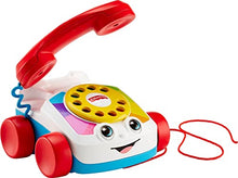 Load image into Gallery viewer, Fisher-Price Chatter Telephone, Infant and Toddler Pull Toy Phone for Walking and Pretend Play, Ages 12 Months+, FGW66
