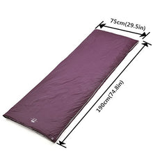Load image into Gallery viewer, Agemore Envelope Outdoor Sleeping Bag Camping Travel Hiking Multifuntion Ultra-light (Claret Red)