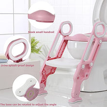 Load image into Gallery viewer, GRANDMA SHARK Kids Toilet Potty Training Chair, Anti-Slip Potty Training Toilet Chair with Foldable for Kids Toddler Unisex (Pink)