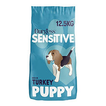 Load image into Gallery viewer, Burgess Sensitive Dry Puppy Food Rich in Turkey, 12.5 kg