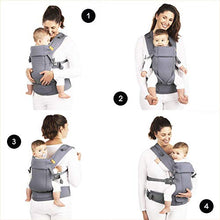 Load image into Gallery viewer, Beco Gemini Baby Carrier - Cool Navy, Sleek and Simple 5-in-1 All Position Backpack Style Sling for Holding Babies, Infants and Child from 7-35 lbs Certified Ergonomic