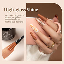 Load image into Gallery viewer, Beetles Gel Nail Polishes Top and Base Coat- No Wipe Gel Top Coat and Base Coat Gel Nail Polish Set 15ml, Soak Off Nail Lamp Gel Polish Nail Art Manicure Salon DIY Glossy Shine Finish Beauty Gifts