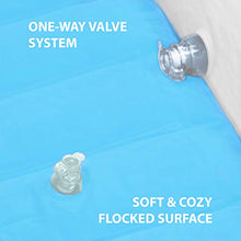 Load image into Gallery viewer, Avenli 85410 Kids Airbed / Single Size Flocked Air Mattress / Blue Coloured / 152cm x 89cm x 17.5cm