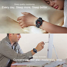 Load image into Gallery viewer, FMK Smart Watch Fitness Full Touch Screen Watch for Men, Call Dial and Text Notification Smart Watch with 24h Heart Rate Blood Pressure Sleep Monitor, IP68 Waterproof Pedometer for iOS Android