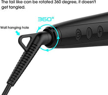 Load image into Gallery viewer, MiroPure Hair Straightening Brush 2 in 1 Ionic Hair Straightener Brush Hot Comb MCH Heating Smoothing Brush with 16 Heating Settings, Dual Voltage