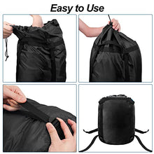Load image into Gallery viewer, YINXN 46L Compression Stuff Sack for Sleeping bag, Lightweight Waterproof Compact Nylon Stuff Sack Storage bag for Camping, Hiking, Travelling, Backpacking
