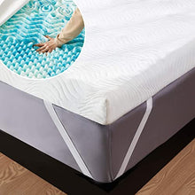 Load image into Gallery viewer, Bedsure Memory Foam Mattress Topper - Matressesdouble Topper Thick Bed Topper Double Egg Crate with Washable Zipped Cover, 135x190cm