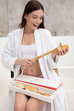 Load image into Gallery viewer, Dry Brushing Body Brush Set - Best for Cellulite, Lymphatic Drainage & Skin Exfoliating - Natural Bristle Spa Kit - Long Handle Back Scrubber, Massager & Face Exfoliator for Radiant Skin