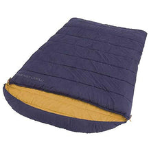 Load image into Gallery viewer, Easy Camp Unisex's Moon Double Sleeping Bag, Navy, One Size