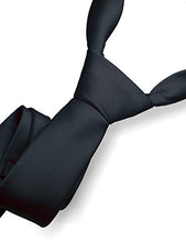 Load image into Gallery viewer, JEMYGINS 3.15" Black Tie Wedding Business Silk Necktie for Men (8cm)