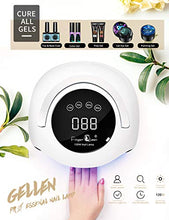 Load image into Gallery viewer, FINGER QUEEN Gel Nail Polish Kit,12 Colors Gel Nail Polish Starter Kit With UV Light 120W High-power LED Nail Lamp , Base Coat, Top Coat, Essential Home Manicure Tools DIY Home Gel Nail Kit for Women