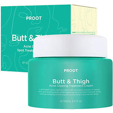 Load image into Gallery viewer, Butt Acne Clearing Spot Treatment Cream. Clears Acne, Pimples, Ingrown Hairs, Blackheads, Zits, Razor Bumps and Dark Spots for the Buttocks and Thigh Area. Prevents Future Breakouts.