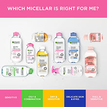 Load image into Gallery viewer, Garnier Micellar Cleansing Water For Combination Skin 400ml, Gentle Face Cleanser & Makeup Remover, Fragrance Free, Recognised By The British Skin Foundation, Use With Reusable Micellar Eco Pads