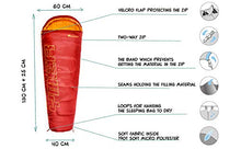 Load image into Gallery viewer, Sleeping Bag For Kids Camping Gear Travel Sleep Essential Insulated Warm Lightweight Traveling Hiking Indoor Outdoor All Season Spring Summer Fall YMER ((130+25) x60/40cm, Red/Orange)