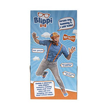 Load image into Gallery viewer, Blippi BLP0019 Bendable Plush Doll, 16” Tall Featuring SFX-Squeeze The Belly to Hear Classic catchphrases-Fun, Educational Toys for Babies, Toddlers, and Young Kids