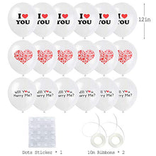 Load image into Gallery viewer, ETLEE Will You Marry Me Decoration Set - Rose Gold 16" Marry Me Balloons Banner & Diamond Ring Foil Balloon & Love Balloons for Marriage Proposal Decorations