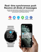 Load image into Gallery viewer, LIGE Smart Watch for Men, 1.3" HD DIY Full Touch Screen IP67 Waterproof Fitness Tracker Watches with Heart Rate Sleep Monitor Pedometer Activity Tracker for Android iOS (Silver)