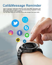 Load image into Gallery viewer, Smart Watch for Men, Bluetooth Call Voice Dial Chat Fitness Tracker with 24/7 Heart Rate Blood Pressure Sleep Monitor Step Counter, 1.32'' HD Colour Display IP67 Waterproof Pedometer for iOS Android