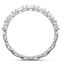 Load image into Gallery viewer, Swarovski Vittore Marquise ring, White, Rhodium plated