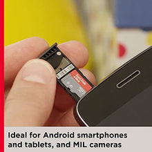 Load image into Gallery viewer, SanDisk Ultra 256GB microSDXC Memory Card + SD Adapter with A1 App Performance Up to 120 MB/s, Class 10, U1, Red/Grey