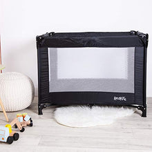 Load image into Gallery viewer, Red Kite Black Sleep Tight Travel Cot