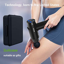 Load image into Gallery viewer, Massage Gun, AERLANG Massage Gun Deep Tissue, Handheld Percussion Muscle Massager with 20 Speed Levels 6 Massage Heads and LCD Display, for Pain Relief&Fitness Recovery, Body Shaping