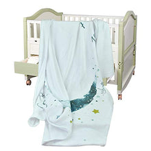 Load image into Gallery viewer, Wocharm Baby Milestone Mat Blanket Photo Prop with Floral Numbers Newborn Boy Girl Gift(Star&Moon)
