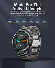 Load image into Gallery viewer, LIGE Smart Watch for Men, Fitness Watch 1.32" Touch Screen with Bluetooth Voice Call, Smart Watch with Heart Rate Sleep Monitor, IP67 Waterproof Fitness Tracker Sport Smartwatch for iOS Android, Black