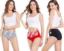 Load image into Gallery viewer, HAVVIS Women High Waist Cotton Knickers Tummy Control Briefs C-Section Recovery Underwear Soft Stretch Ladies Panties Multipack (Multicolor-8 Pack, XS, x_s)
