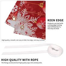 Load image into Gallery viewer, Skycase Merry Christmas Backdrop Banner, Large Merry Christmas Decorations Backdrop Banner, Santa Background for Merry Christmas Decoration for Indoor Outdoor Christmas Party Supplie, 43 * 71Inch