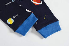 Load image into Gallery viewer, Boys Pyjamas Set 100% Cotton Planet Pjs Toddler Long Sleeve Sleepwear Kids Clothes 2 Piece Outfit Space T Shirt 6-7 Years