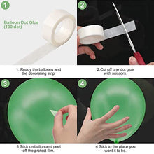 Load image into Gallery viewer, GRESAHOM Balloon Arch Garland Kit, 102pcs Balloon Arch Kit White Skin Retro Green Latex Party Decoration Set with Metallic Gold Balloons for Birthday Wedding Bridal Engagement Baby Shower