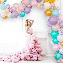Load image into Gallery viewer, GREMAG Balloons Arch Kit, 100PCS Purple Pink Green Balloon Garland Kit Balloons Arch Kit, Latex Balloons Party Balloons for Birthday Decoration Party Supplies Wedding Party Decoration Supplies